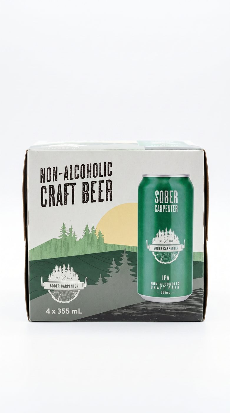 Sober Carpenter IPA non-alcoholic craft beer four pack at HALFPRICE Oshawa