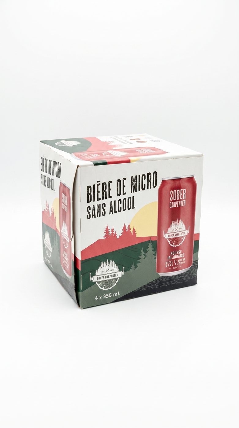 Sober Carpenter Rousse non-alcoholic beer four pack at HALFPRICE Oshawa